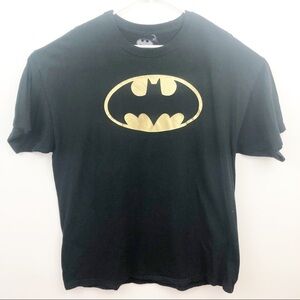 Batman Black And Gold Tee Shirt Size XL